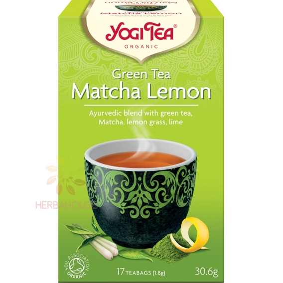Obrázok pre Yogi Tea® Bio Ayurvedic ceai verde matcha, lamaie (17buc)