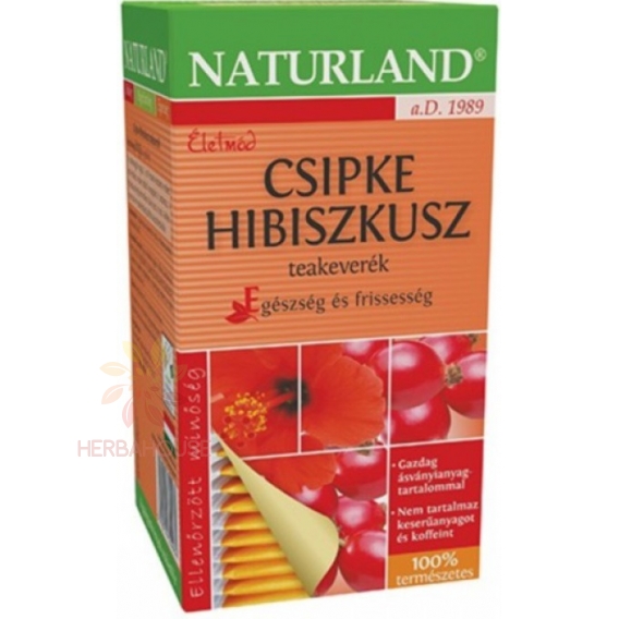 Obrázok pre Naturland Ceai de măceș și hibiscus porționat (20buc)