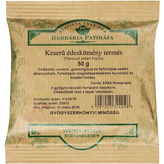 Obrázok pre Herbária Ceai de fenicul - fructe (50g)