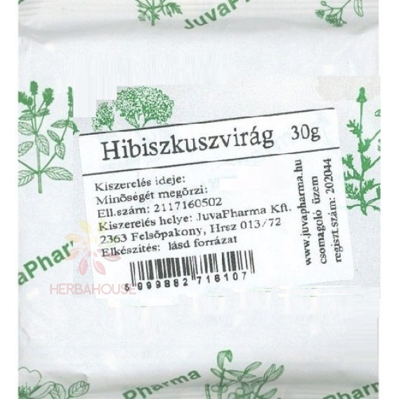 Obrázok pre JuvaPharma Ceai din flori de hibiscus (30g)