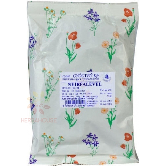 Obrázok pre Gyógyfű Ceai de frunze de mesteacăn (50g)