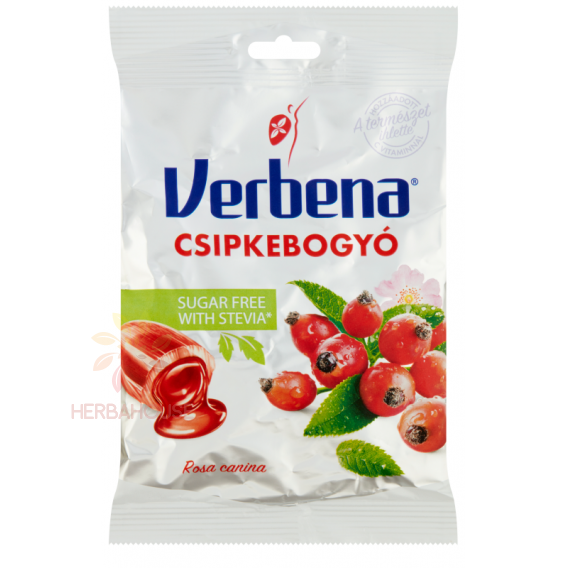 Obrázok pre Verbena Light Bomboane măceș + Vitamina C fără zahăr (60g)