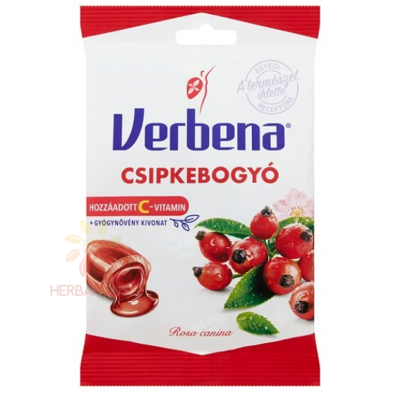Obrázok pre Verbena Bomboane de măceșe cu vitamina C (60g)