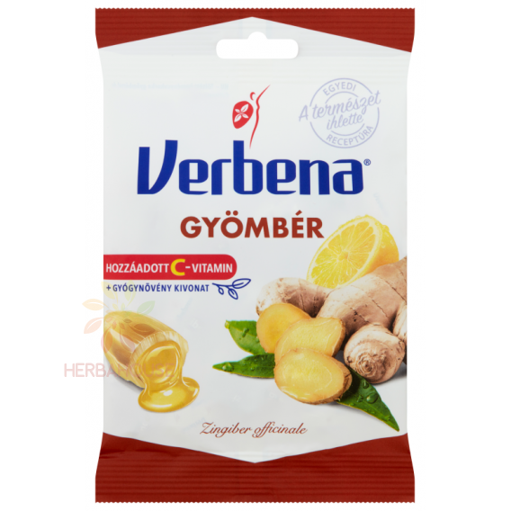 Obrázok pre Verbena Bomboane de ghimbir cu vitamina C (60g)