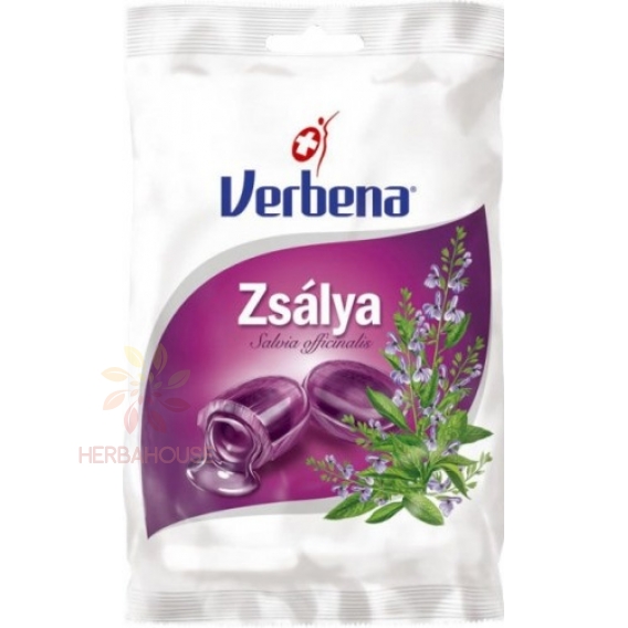 Obrázok pre Verbena Bomboane de salvie cu vitamina C (60g)