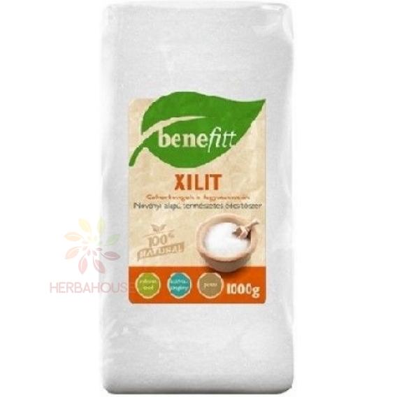 Obrázok pre Benefitt Xilitol zahăr de mesteacăn îndulcitor natural (1000g)