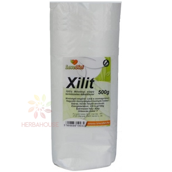 Obrázok pre LoveDiet Xilitol îndulcitor natural din zahăr de mesteacăn (500g)