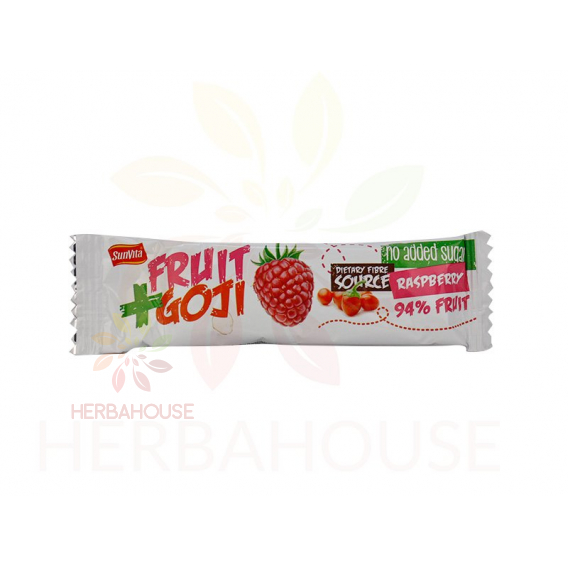Obrázok pre SunVita Fruit baton zmeură și goji (30g)