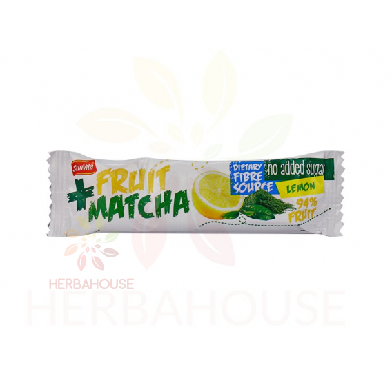 Obrázok pre SunVita Fruit baton lămâie și matcha (30g)