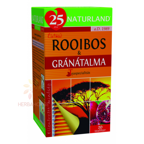 Obrázok pre Naturland Ceai Rooibos și rodie porționat (20buc)