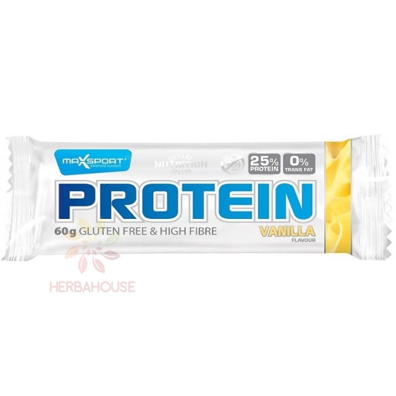 Obrázok pre Max Sport Protein baton cu aromă de vanilie (60g)