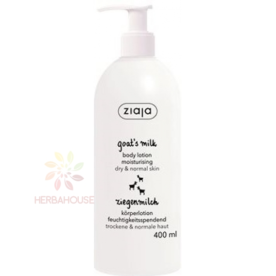 Obrázok pre Ziaja Lapte de corp regenerant cu complex proteic din lapte de capra cu pompa 25+ (400ml)