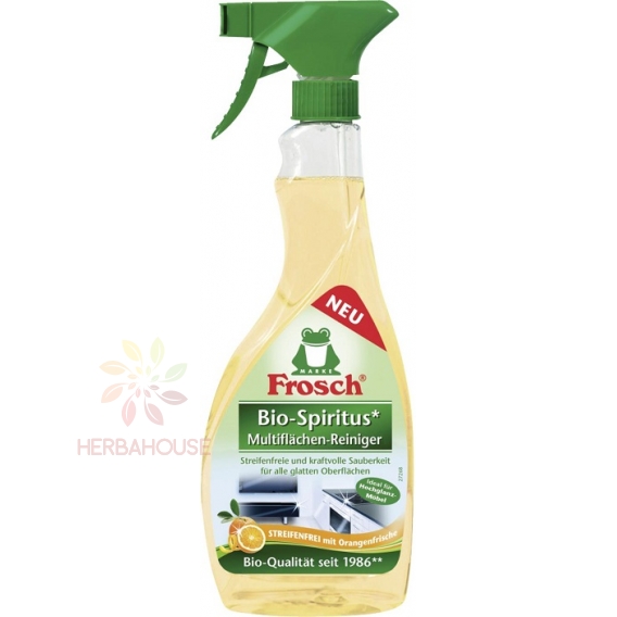 Obrázok pre Frosch Eko detergent multifunctional pentru suprafete lucioase - portocaliu (500ml)