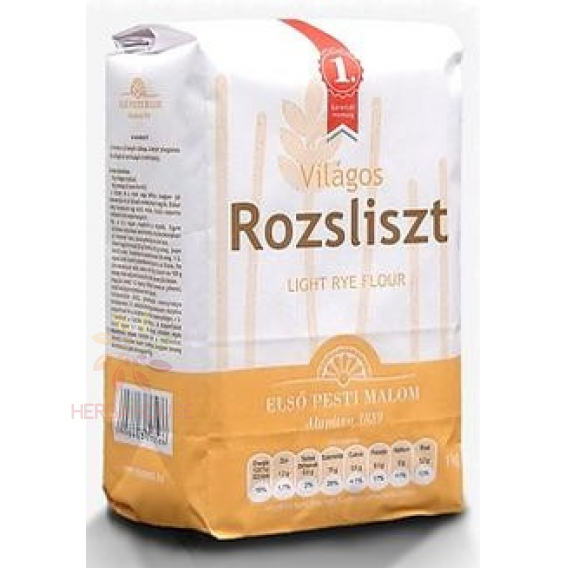 Obrázok pre Első Pesti Malom Făină ușoară de secară RL-90 (1000g)