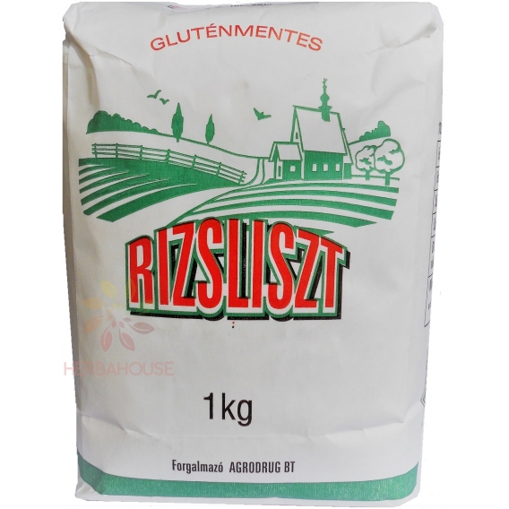 Obrázok pre Agrodrug Făină de orez alb fără gluten (1000g)