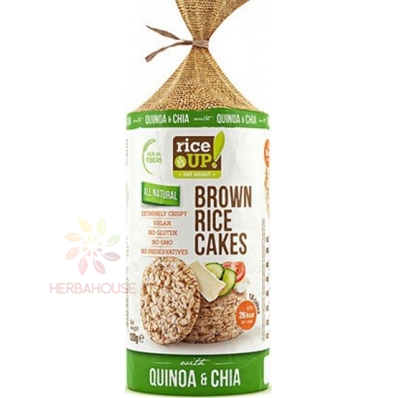 Obrázok pre Rice Up Sandvișuri cu orez integral fără gluten cu chia și quinoa (120g)