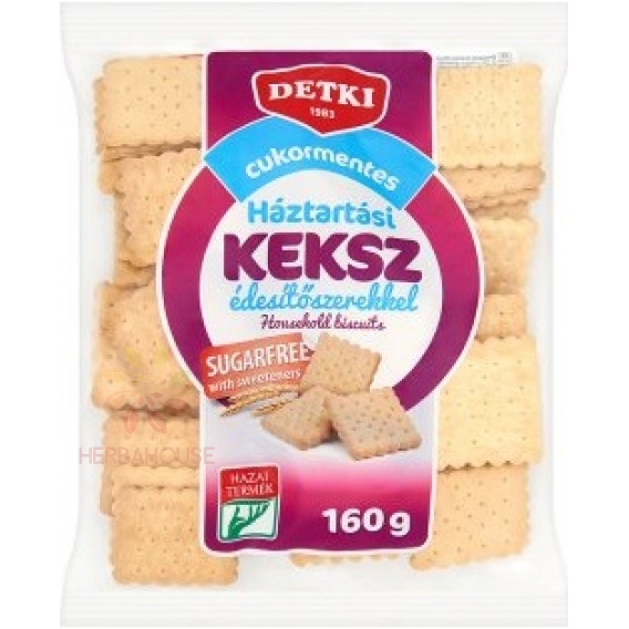 Obrázok pre Detki Biscuiti fără zahăr cu îndulcitor (160g)