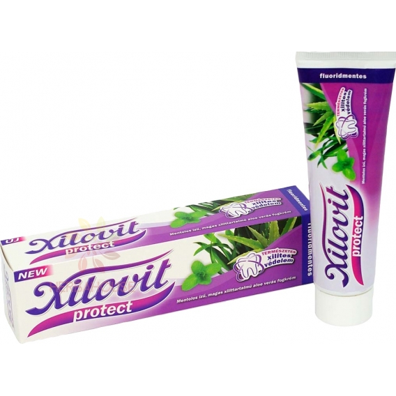 Obrázok pre Xilovit Protect Pastă de dinți cu xilitol, aromă de mentă (100ml)