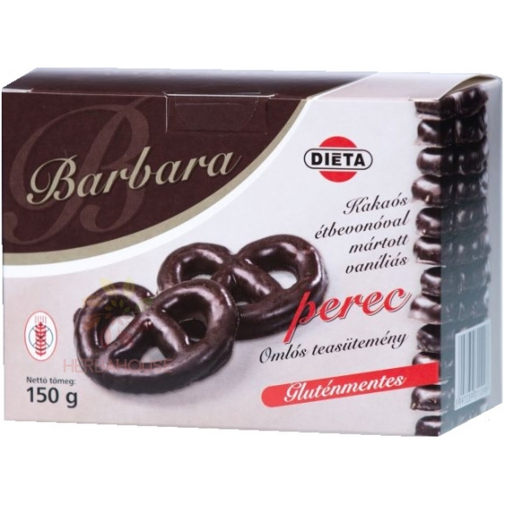 Obrázok pre Barbara Covrigei fără gluten în glazură de cacao (150g)