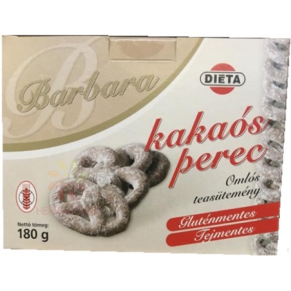 Obrázok pre Barbara Covrigei cu cacao fără gluten (180g)