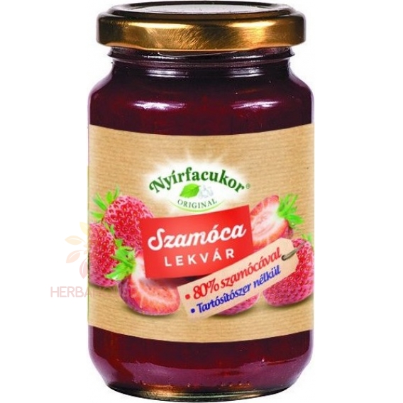 Obrázok pre Nyírfacukor Dulceață de căpșuni fără zahăr cu xilitol (230g)
