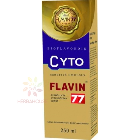 Obrázok pre Vita Crystal Flavin 77 Cyto sirop de fructe și plante (250ml)