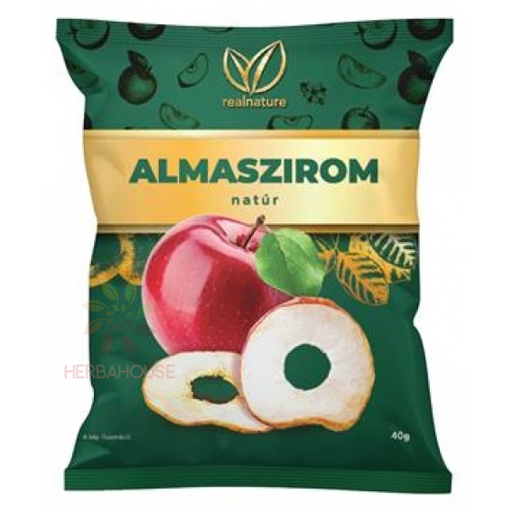 Obrázok pre Real Nature Chipsuri cu mere Jonathan (40g)