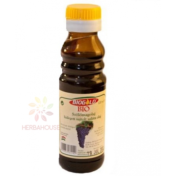 Obrázok pre Biogold Bio Ulei din sâmburi de struguri presat la rece (100ml)