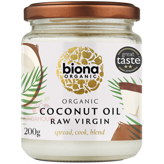 Obrázok pre Biona Bio Ulei de nucă de cocos virgin presat la rece (200g)