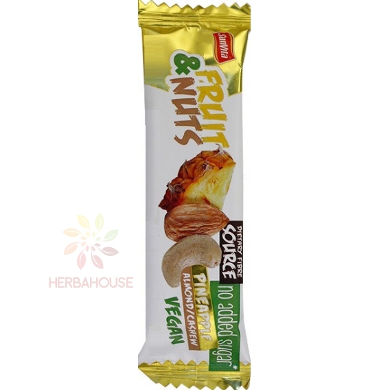 Obrázok pre SunVita Fruit baton cu ananas, migdale și nuci caju fără adaos de zahăr (30g)