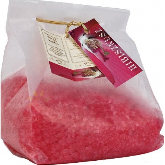 Obrázok pre King Glass Sare de baie parfumată grosieră, hibiscus (1000g)