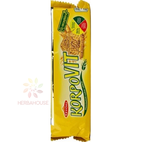 Obrázok pre Győri Korpovit Biscuiți cu grâu integral fără zahăr (174g)