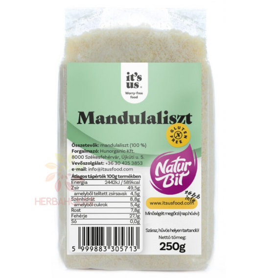 Obrázok pre It´s us Făină de migdale fără gluten (250g)