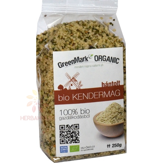 Obrázok pre GreenMark Organic Bio Semințe de cânepă decojite (250g)