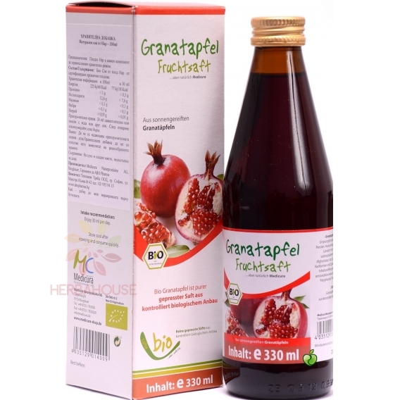 Obrázok pre Medicura Bio Suc de rodie (330ml)