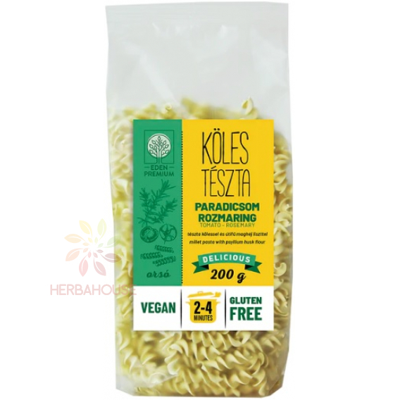 Obrázok pre Éden Prémium Paste cu mei fără gluten fusilli - roșii, rozmarin (200g)