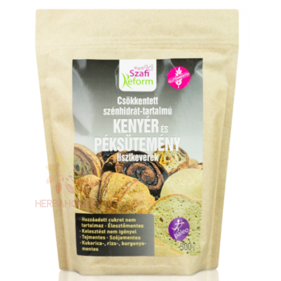 Obrázok pre Szafi Reform Paleo, amestec de făină fără gluten pentru pâine și produse de patiserie cu conținut redus de carbohidrați (500g)