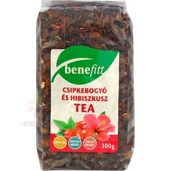 Obrázok pre Benefitt Ceai vrac de măceșe și hibiscus din plante (300g)