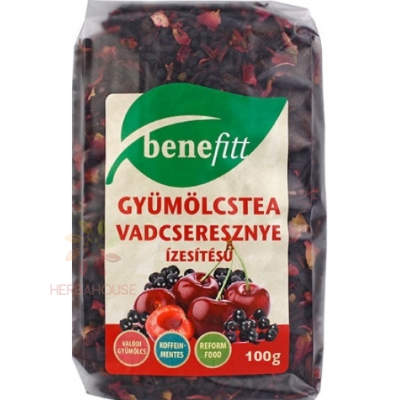 Obrázok pre Benefitt Ceai vrac din fructe cu aromă de cireșe sălbatice (100g)