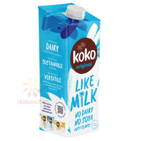 Obrázok pre Koko Dairy Free Lapte de cocos cu calciu (1000ml)
