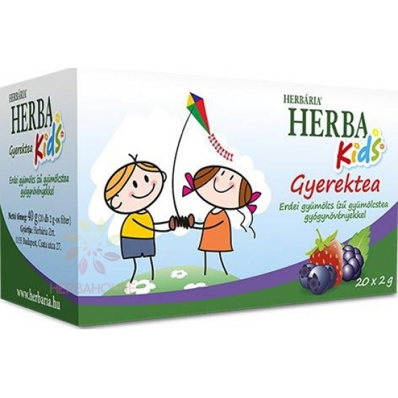 Obrázok pre Herbária Herba Kids Ceai de fructe și plante pentru copii cu aromă de fructe de pădure (20buc)