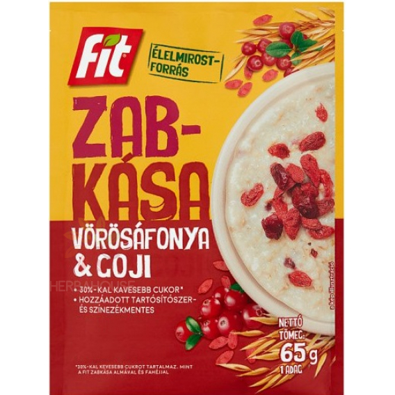 Obrázok pre Fit Terci de ovăz goji și merișor (65g)