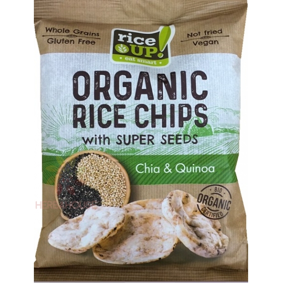 Obrázok pre Rice Up Bio Chips de orez fără gluten cu quinoa și semințe de chia (25g)