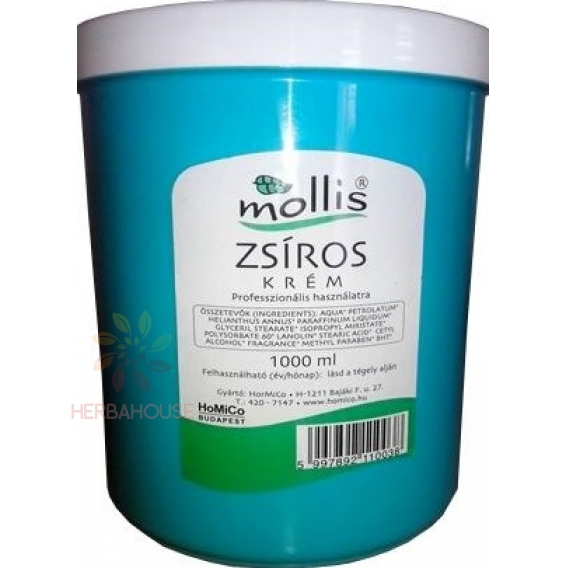 Obrázok pre Mollis Cremă nutritivă uleioasă pentru uz profesional (1000ml)