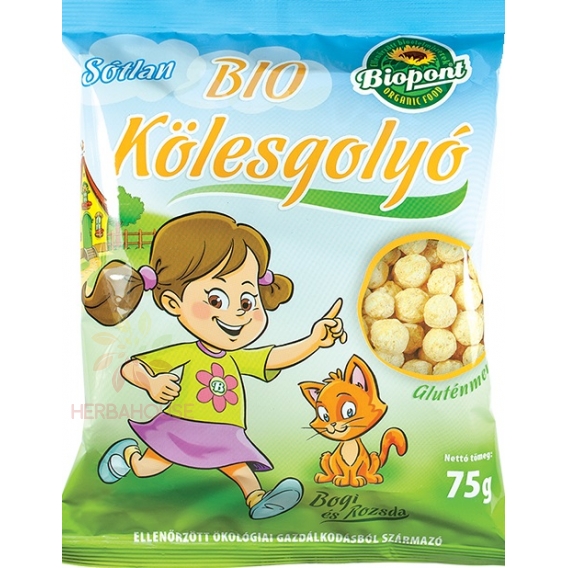 Obrázok pre Biopont Bio Biluțe de mei extrudate, nesărate (75g)