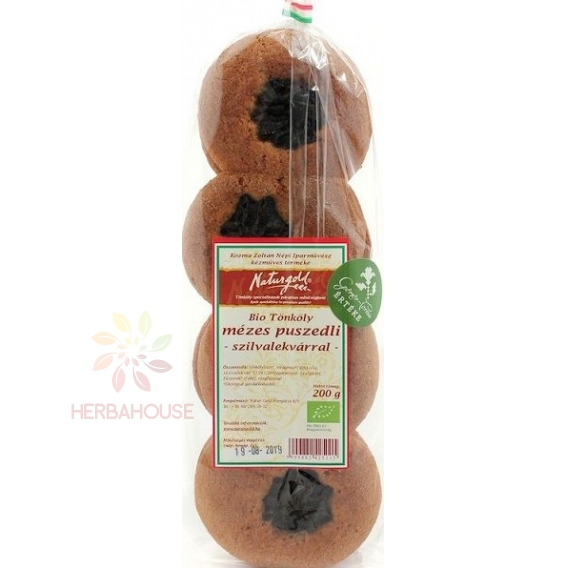 Obrázok pre Naturgold Bio Turta dulce cu miere de spelta cu dulceata de prune (200g)