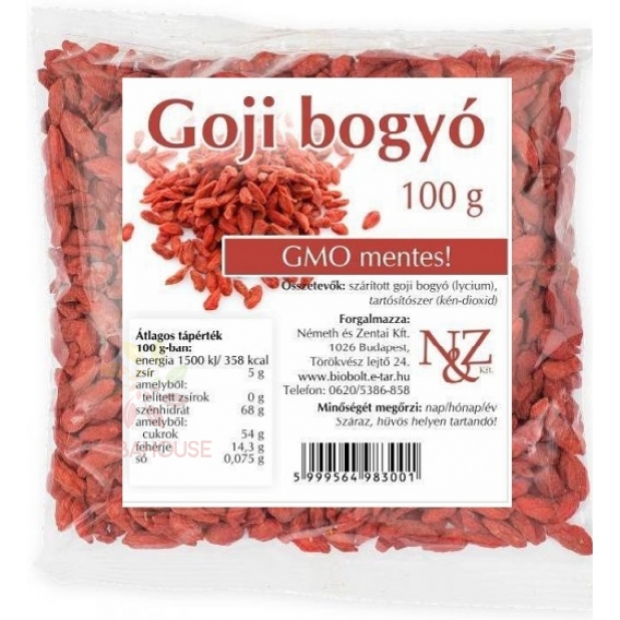 Obrázok pre N&Z Goji chinezesc uscat (100g)