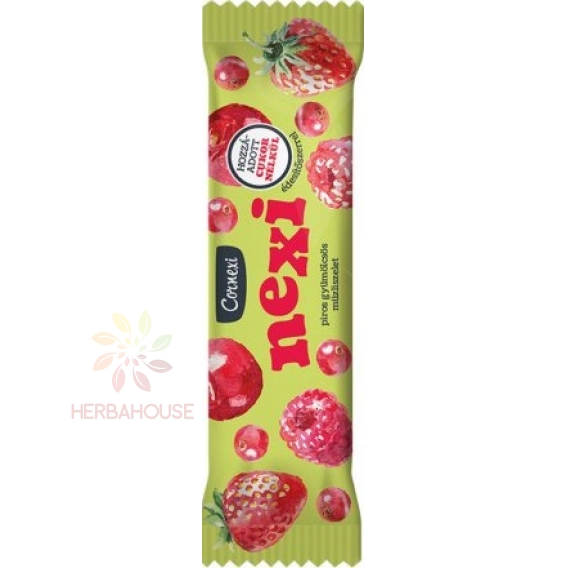 Obrázok pre Cornexi Nexi Baton de muesli cu fructe roșii cu îndulcitor (25g)