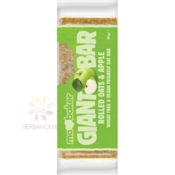 Obrázok pre Ma Baker Giant bar Baton gigant de ovăz cu mere (90g)