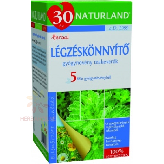 Obrázok pre Naturland Amestec de ceai de plante pentru ameliorarea respirației cu filtru (20buc)